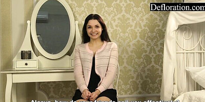 Pussy smut with nice-looking Alesya from Defloration TV