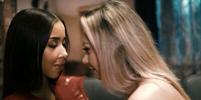 Awesome lesbian sex with long-legged chicks Christina Shine and Lia Lin