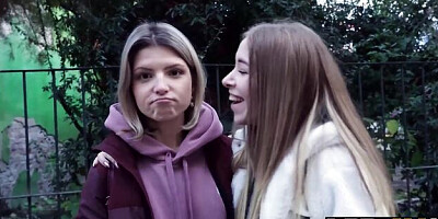 VIP 4K featuring Gina Gerson and Nikki Nuttz's street pick up movie