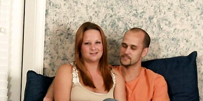 Couple action with well-formed lassie from Homegrown Video