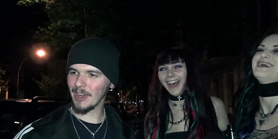 Boys found punk chicks who were drunk enough to fool around