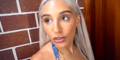 Cafeteria manager fucks the blonde whore in reverse cowgirl