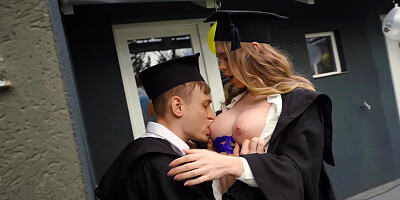 Sweet schoolgirl blows her classmate and gives him wet pussy