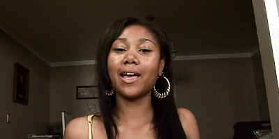 Fascinating wench at saggy action