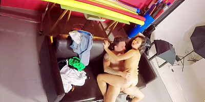 Asian beauty bouncing on a stiff penis with no shame