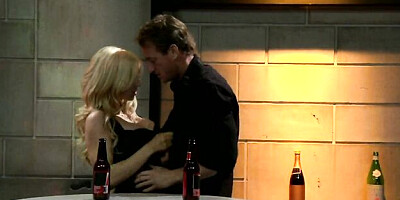 Penthouse featuring Christie Stevens and Ryan Mclane's doggystyle scene