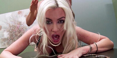 Big Tits at Work - Gigi Allens blowjob video