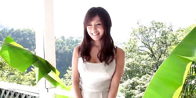 Enchanting Chihiro Akino's stand fucking movie