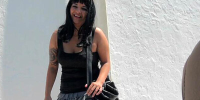 Street Blowjobs: Elana Anderson pussy eating XXX