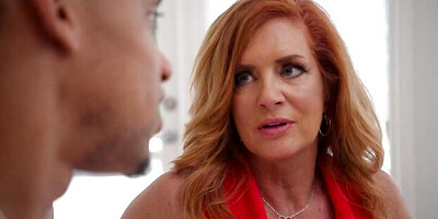 Redhead mom with big bottom Andi James fucked by big cock