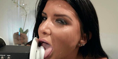 RK Prime: Wet Romi Rain & Ricky Johnson oil dick sucking