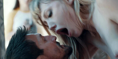 Ivy Wolfe banged by boss Tommy Gunn being watched by neighbor