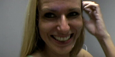 A blonde that loves cock is getting fucked while on her knees