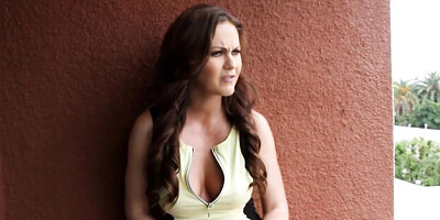 Bewitching Tina Kay at outdoors video