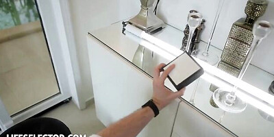 Alexis's big cock video