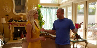 Fine-looking Kenna James and Will Pounder's big tits smut