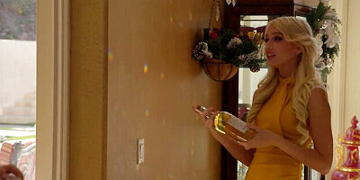 Fine-looking Kenna James and Will Pounder's big tits smut