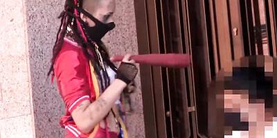 Stunning Baby Ink and Harley Quinn's public video