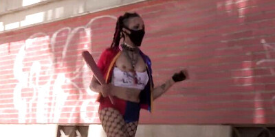 Stunning Baby Ink and Harley Quinn's public video