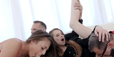 Men smoked stepdaughters out of room to be carnal in an anal way