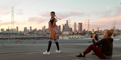 Gianna Dior is posing naked for a hot photo session