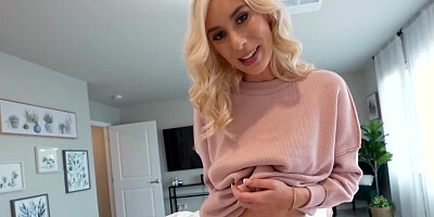 Three astonishing girls are taking turns on hard cock in 3some