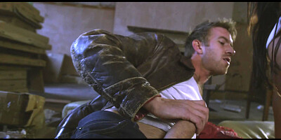 A hottie with a huge ass is sitting down on a big hard cock