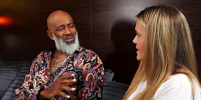 A big black cock fucking one utterly stacked blonde