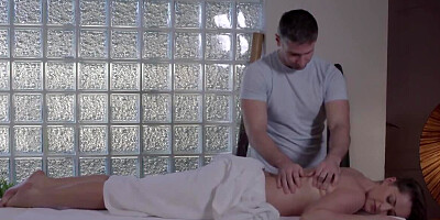 Gentle massage and sex help Russian beauty relax to the fullest