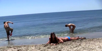 Super sexy college fuck on a hot summer day