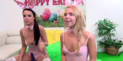 Dillion Harper And Alina having easter sex