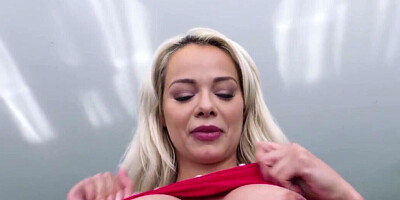 Elsa Jean getting stuffed by a BBC in a hot interracial