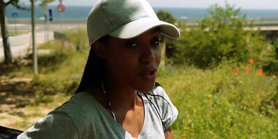 Prettiest Portuguese chick picks a perfect cock to fuck