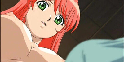 Furry anime poked from behind