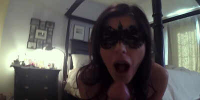 Man enjoys blowjob without knowing that it's his stepdaughter