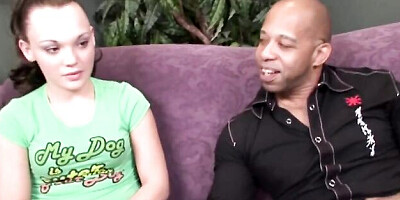 Krystal and Shane's interracialpass action