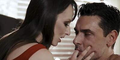 Stunning busty brunette Lexi Luna jumps on a huge dick with love