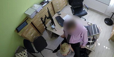 Horny boss is testing the skills of another young candidate