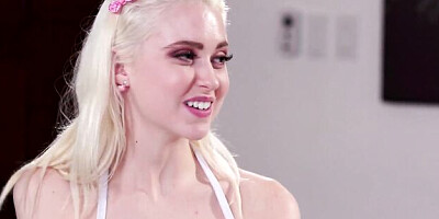 Lovely Chloe Cherry and Cherry at pussy licking scene