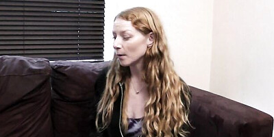 Sensual dame at blonde dirt