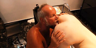 Impeccable Lily LaBeau - cock sucking scene - Oldje