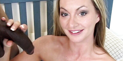 Interracial Pass featuring Aline and Shane Diesel's two black cocks video