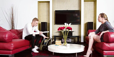 Sweet Nika Katana - blowjob movie - Tutor 4k