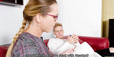 Sweet Nika Katana - blowjob movie - Tutor 4k