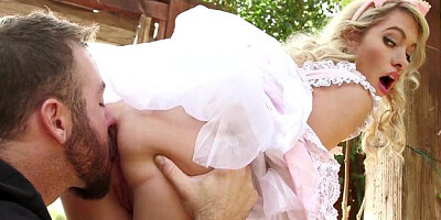 Khloe Kapri & Chad White throat fucking