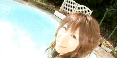Funny Asuka at footjob video