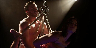 Deeper: Hard tied up accompanied by brunette Adriana Chechik