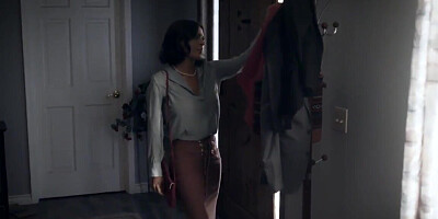 Boy fucks babysitter as his wife comes home