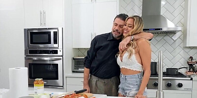 Caitlin Bell totally dominated in the kitchen by JMac