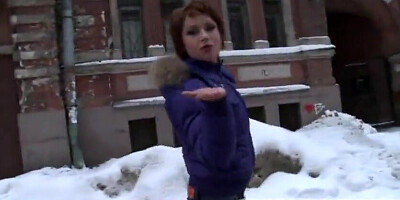 Slender babe in tight jeans enjoys rough anal